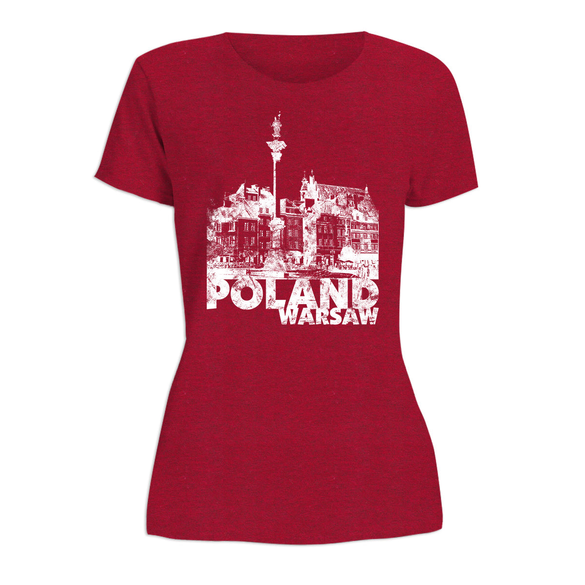 Warsaw Poland Women's Short Sleeve Tshirt