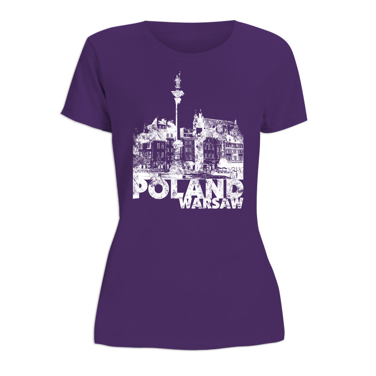 Warsaw Poland Women's Short Sleeve Tshirt