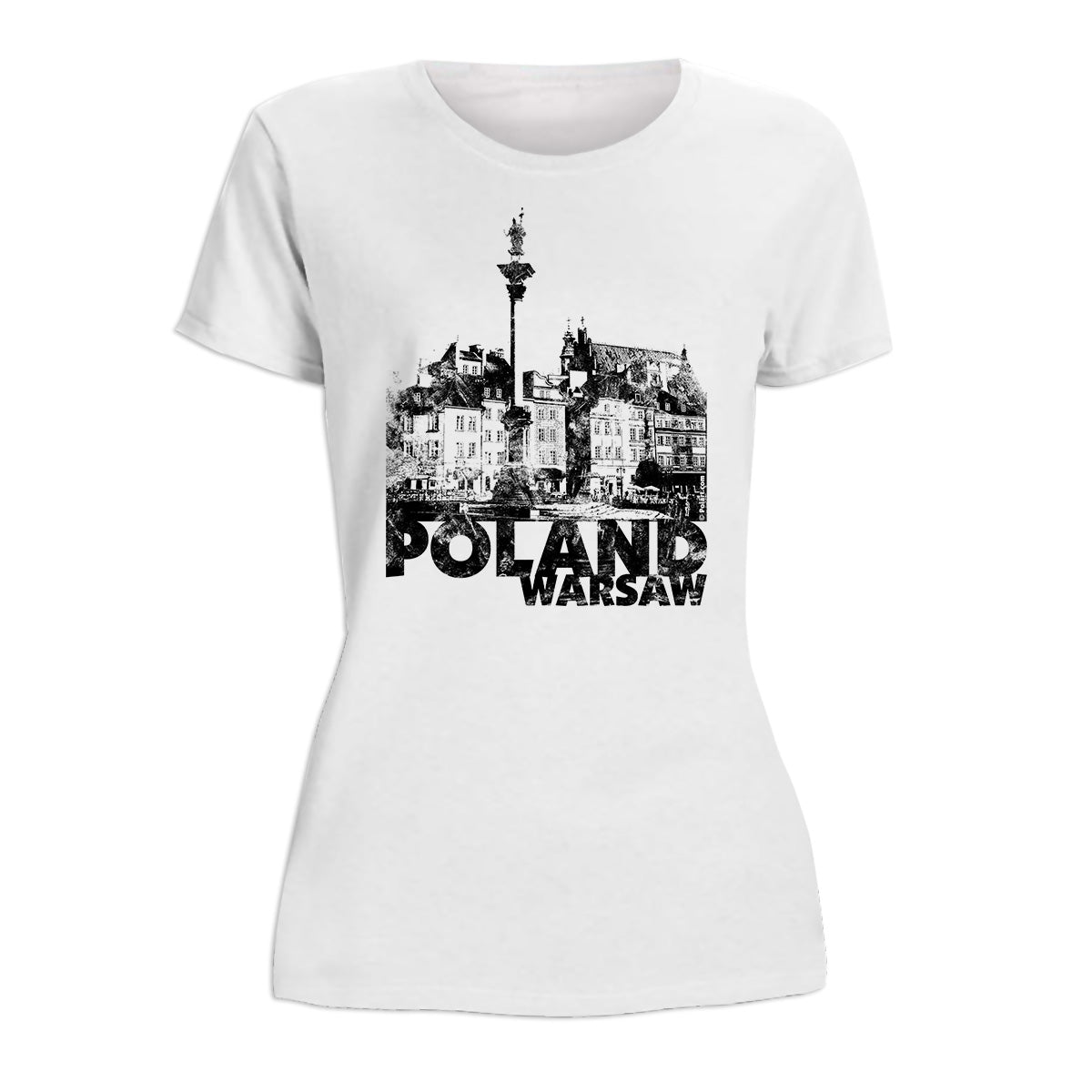 Warsaw Poland Women's Short Sleeve Tshirt