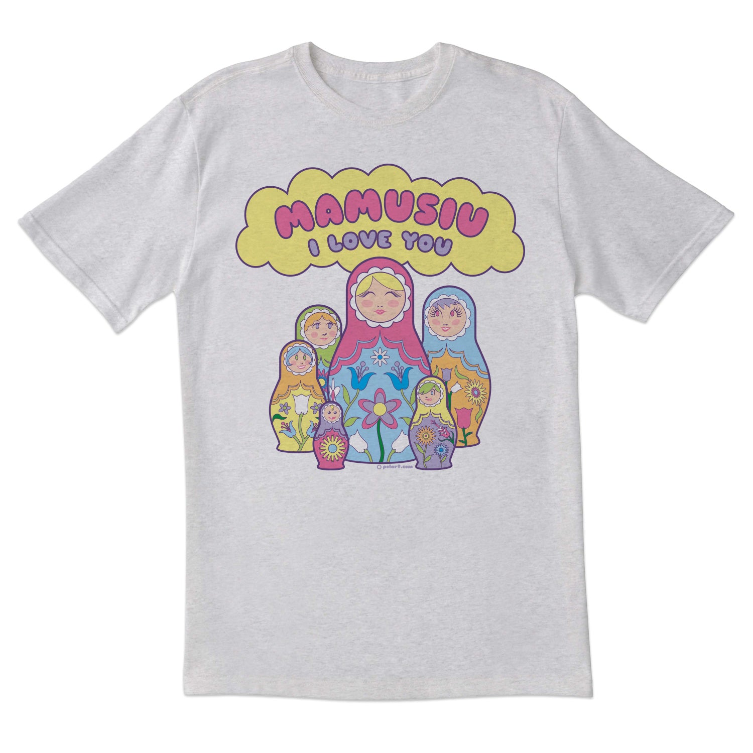 Mamusiu I Love You Short Sleeve Tshirt