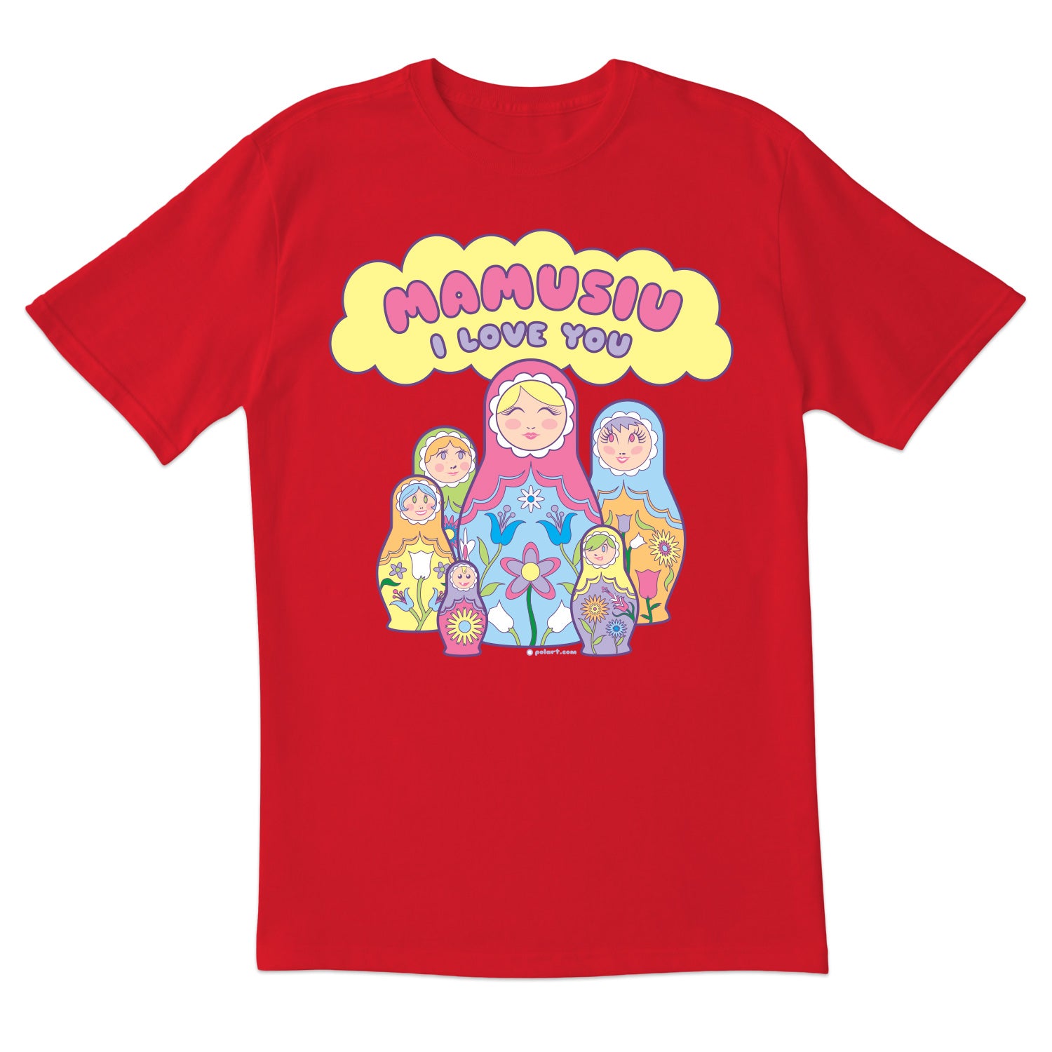 Mamusiu I Love You Short Sleeve Tshirt