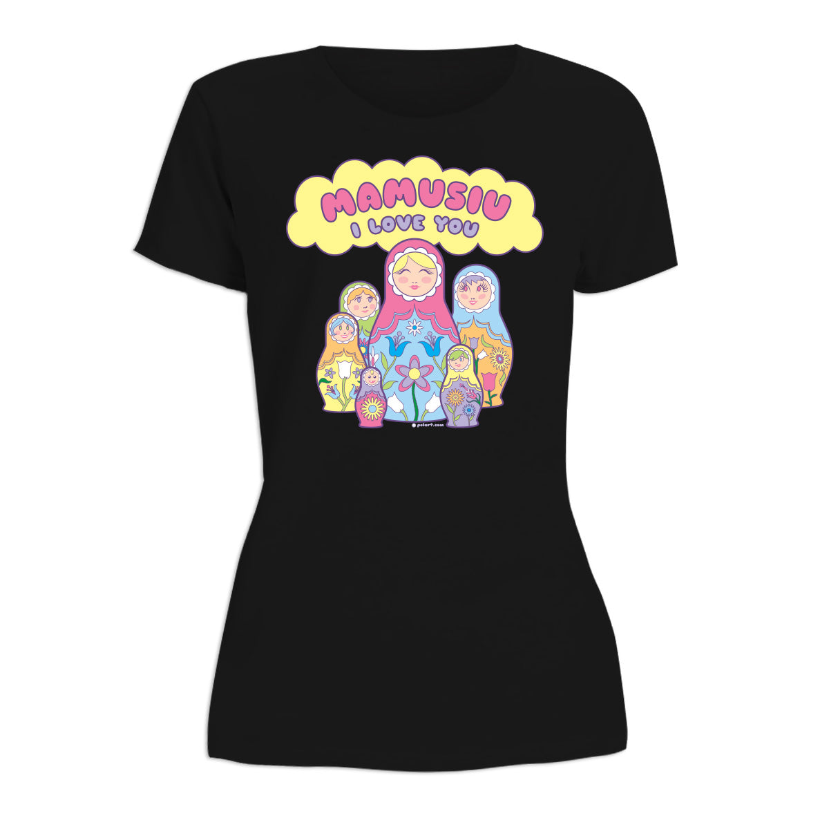 Mamusiu I Love You Women's Short Sleeve Tshirt