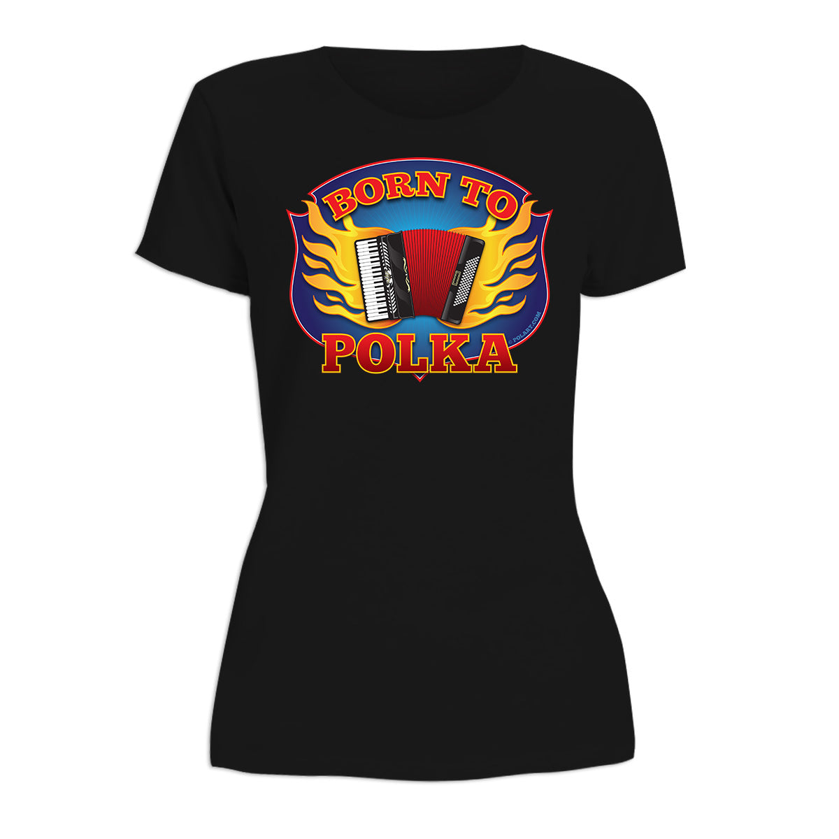 Born To Polka Women's Short Sleeve Tshirt