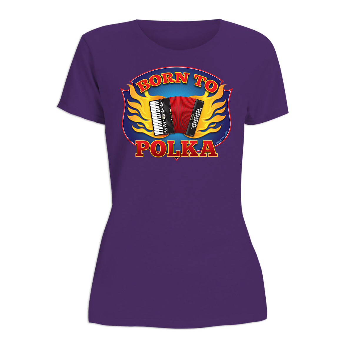 Born To Polka Women's Short Sleeve Tshirt