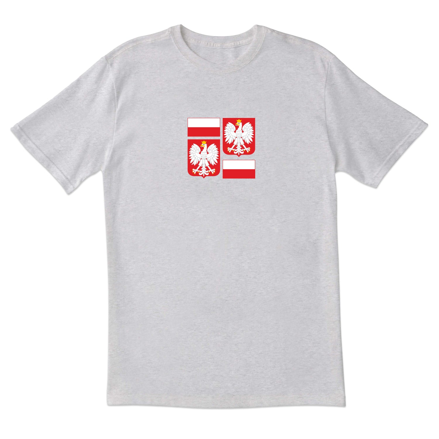 Flag & Shield of Poland Short Sleeve Tshirt