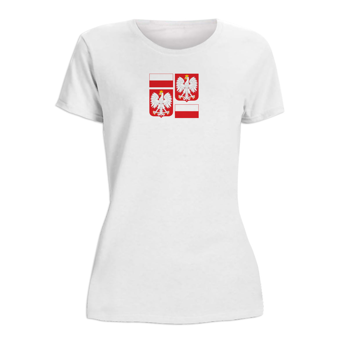 Flag & Shield of Poland Women's Short Sleeve Tshirt