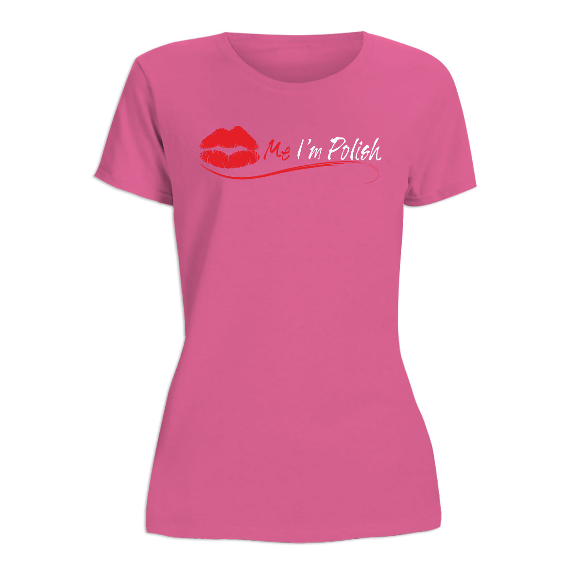 Kiss Me I'm Polish Women's Short Sleeve Tshirt