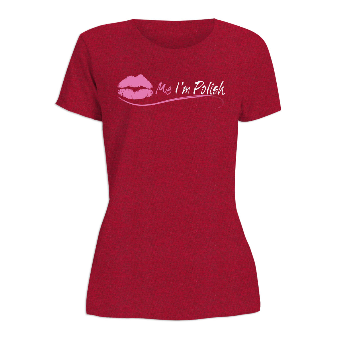 Kiss Me I'm Polish Women's Short Sleeve Tshirt