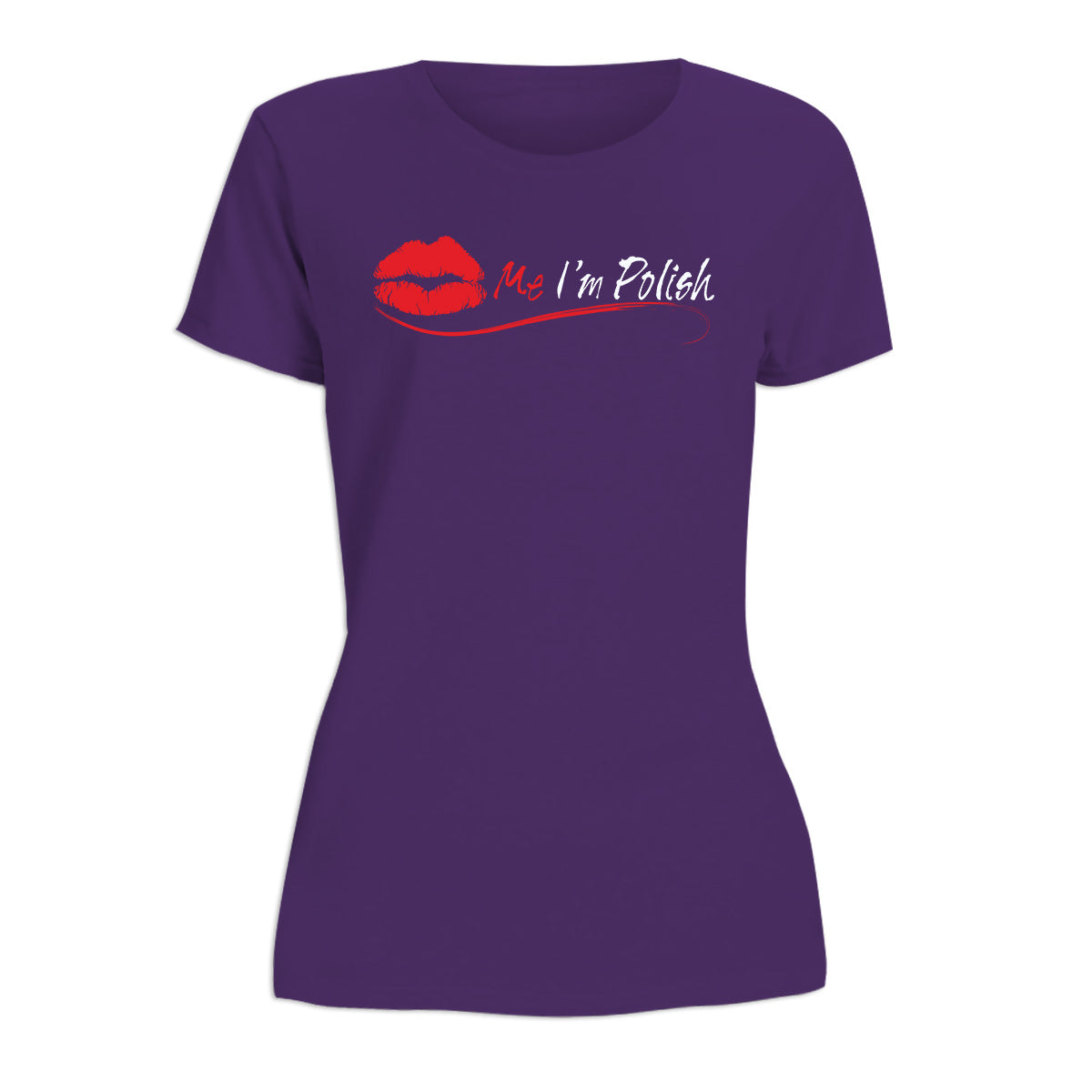 Kiss Me I'm Polish Women's Short Sleeve Tshirt