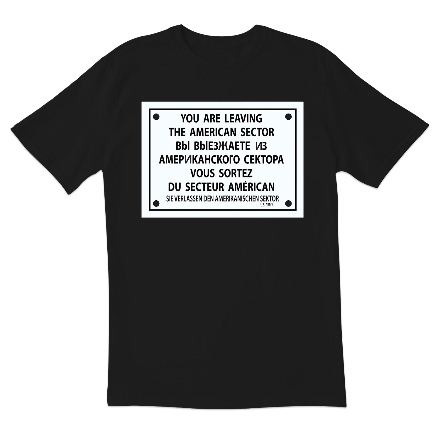 Checkpoint Charlie Short Sleeve Tshirt