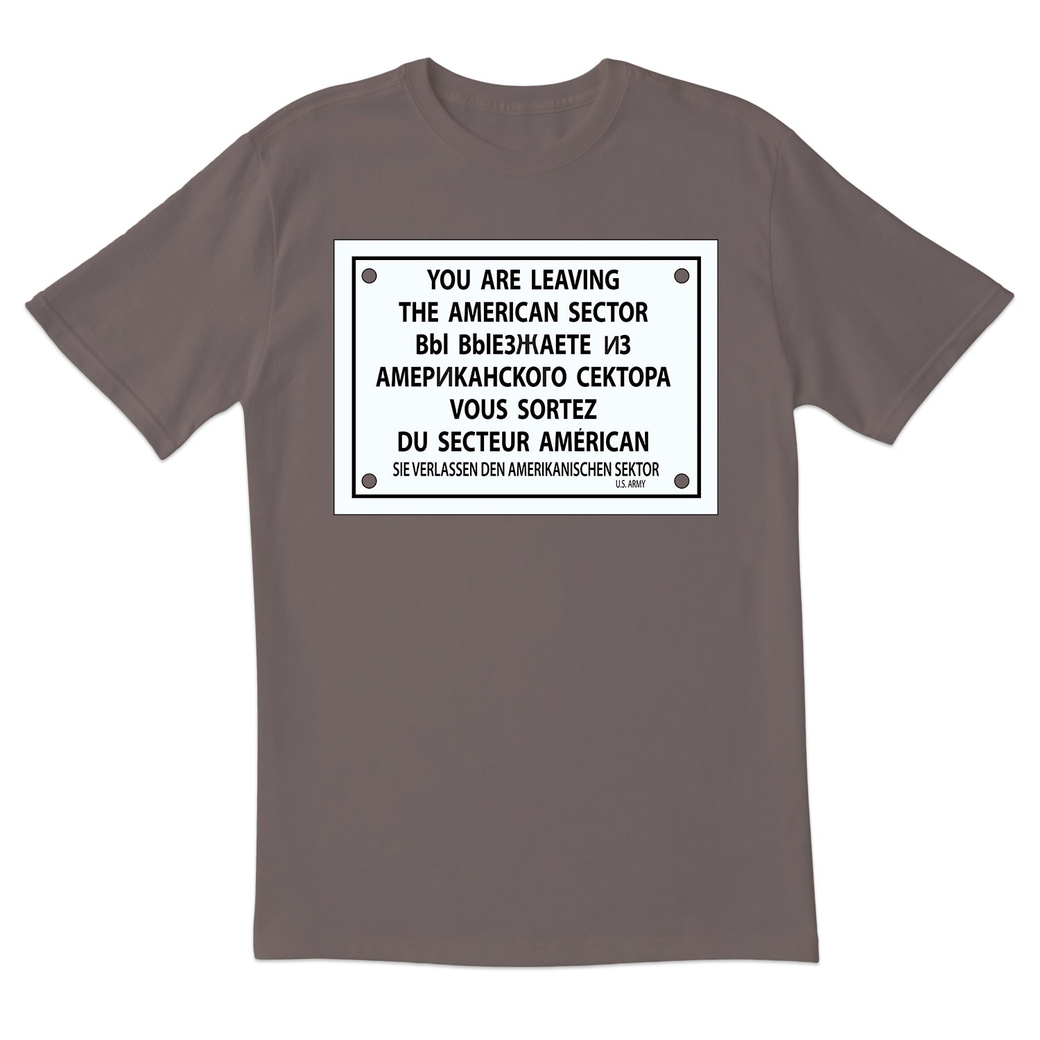 Checkpoint Charlie Short Sleeve Tshirt