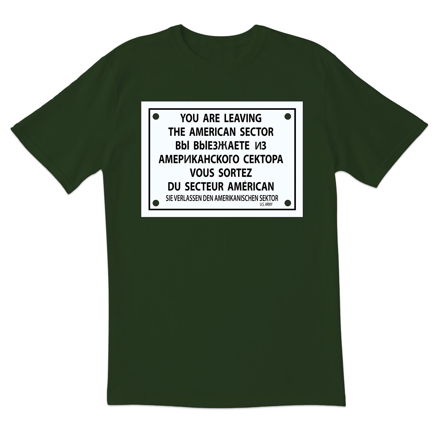 Checkpoint Charlie Short Sleeve Tshirt