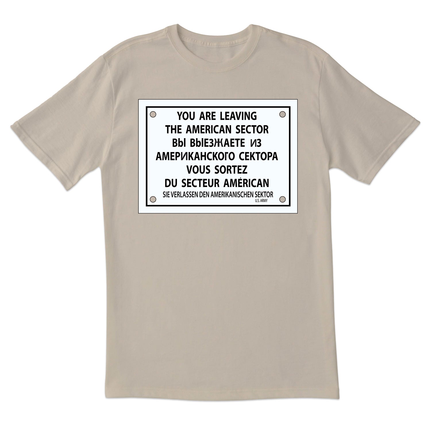 Checkpoint Charlie Short Sleeve Tshirt