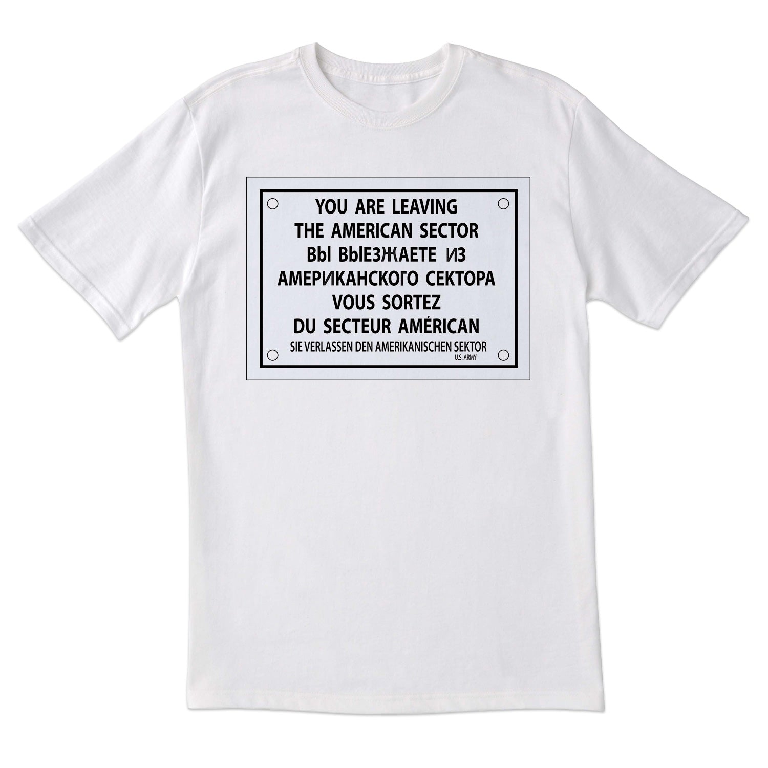 Checkpoint Charlie Short Sleeve Tshirt