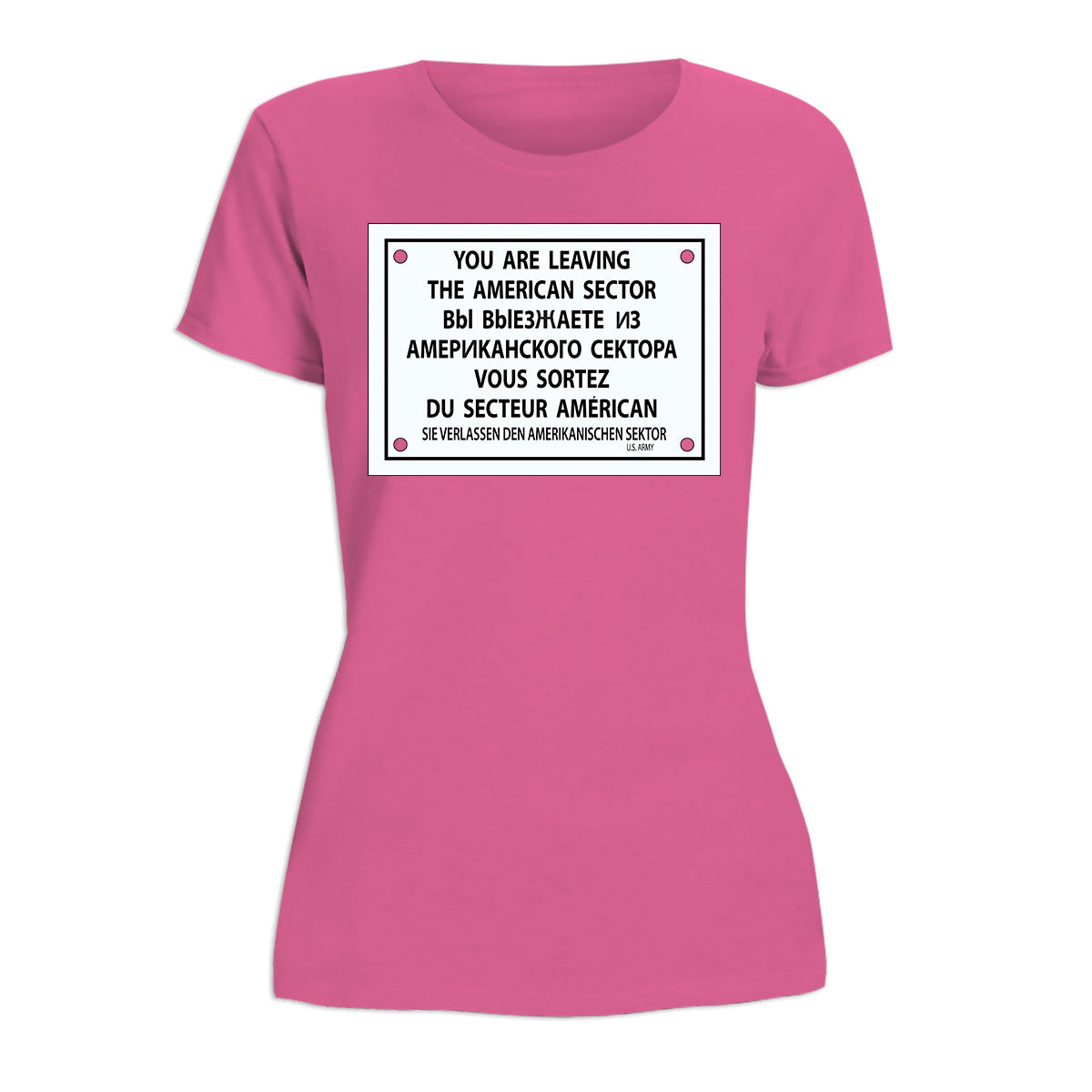 Checkpoint Charlie Women's Short Sleeve Tshirt