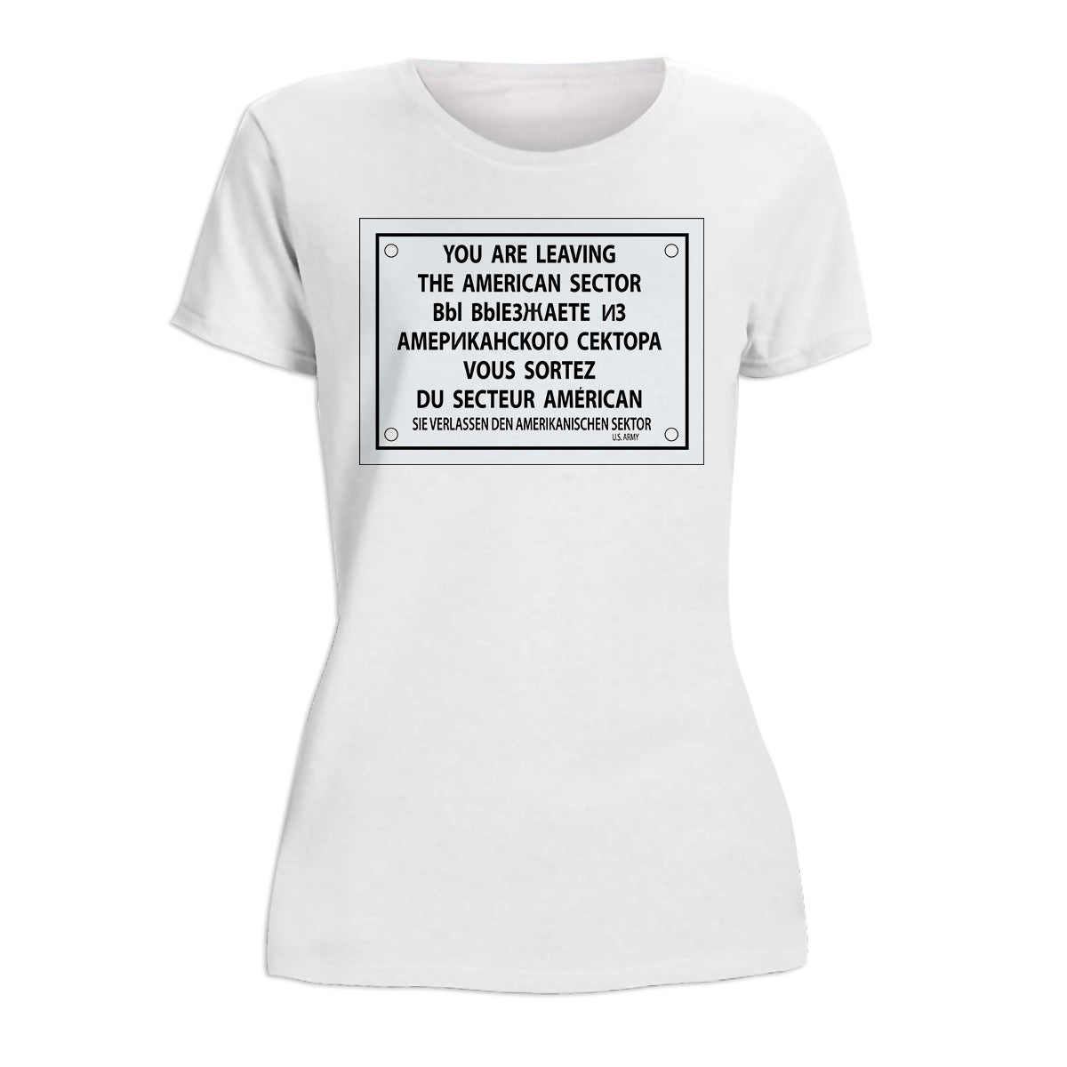 Checkpoint Charlie Women's Short Sleeve Tshirt