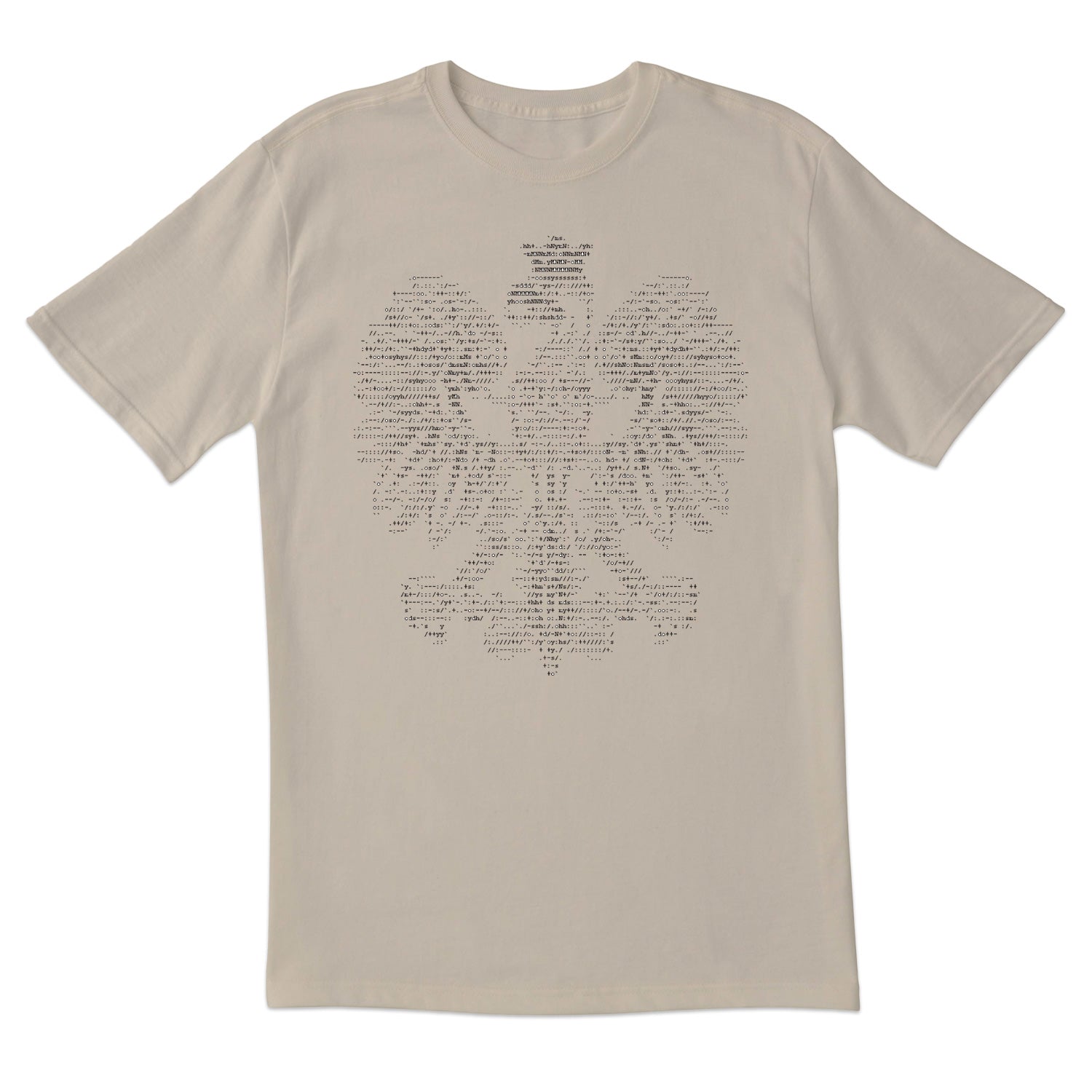 White Eagle In ASCII Code Short Sleeve Tshirt