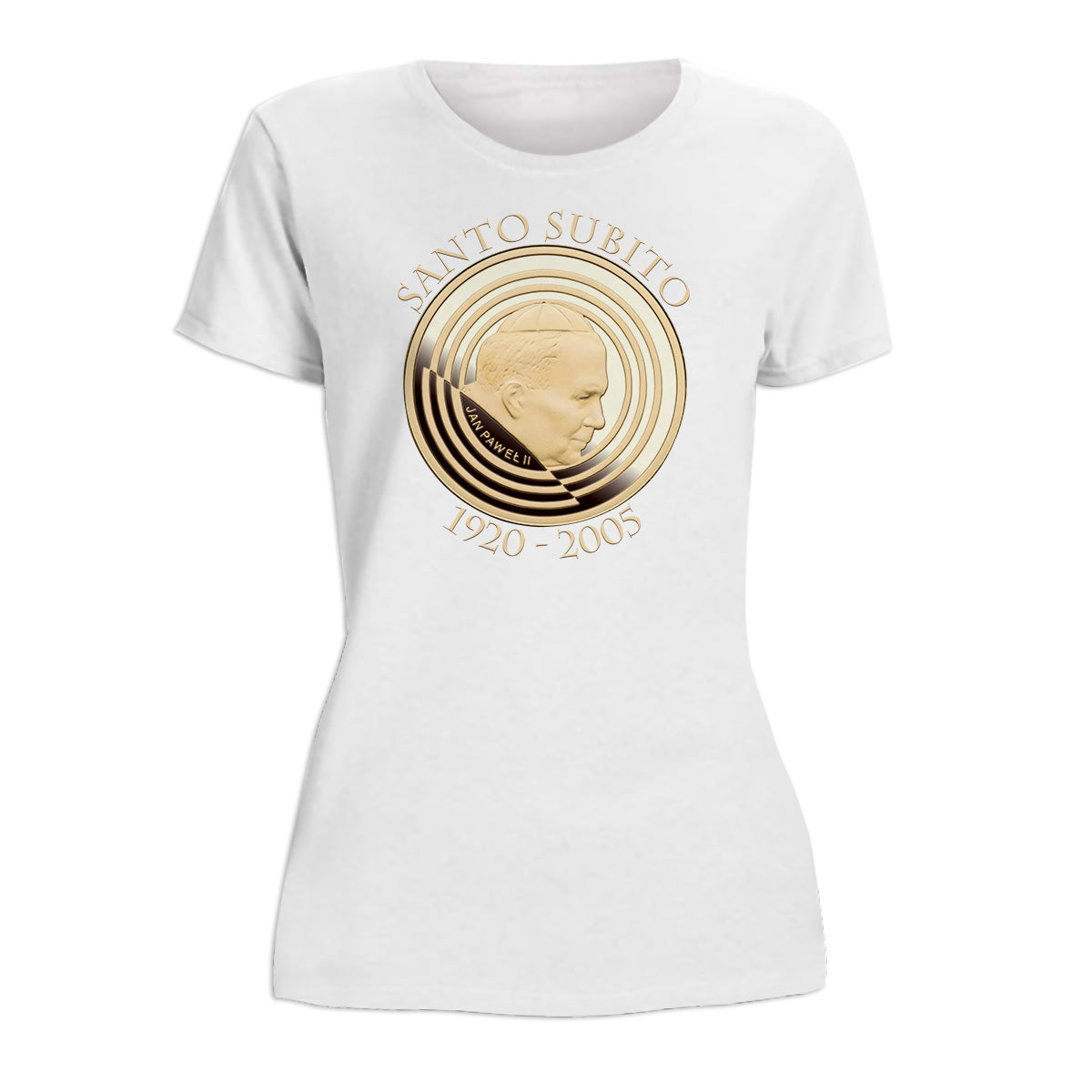 John Paul II Santo Subito Women's Short Sleeve Tshirt