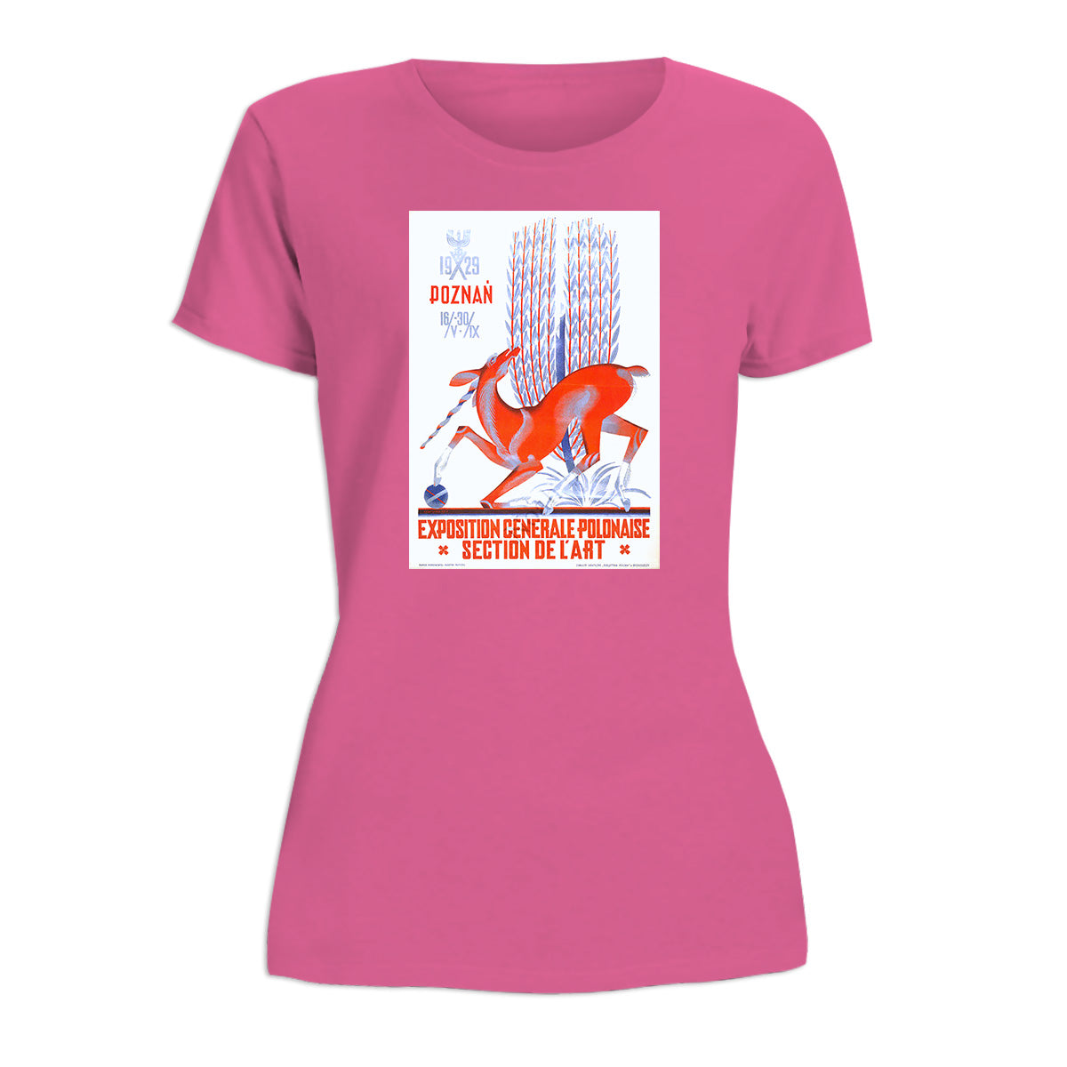 Vintage Poster 1929 Poznan Art Expo Women's Short Sleeve Tshirt