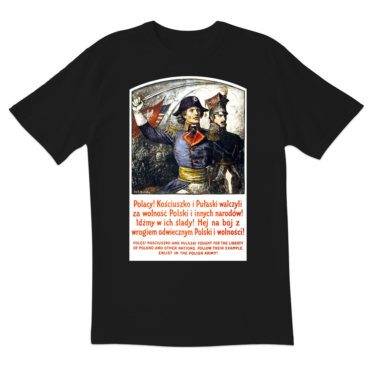 Vintage Poster Polish Army Recruitment #1 Short Sleeve Tshirt