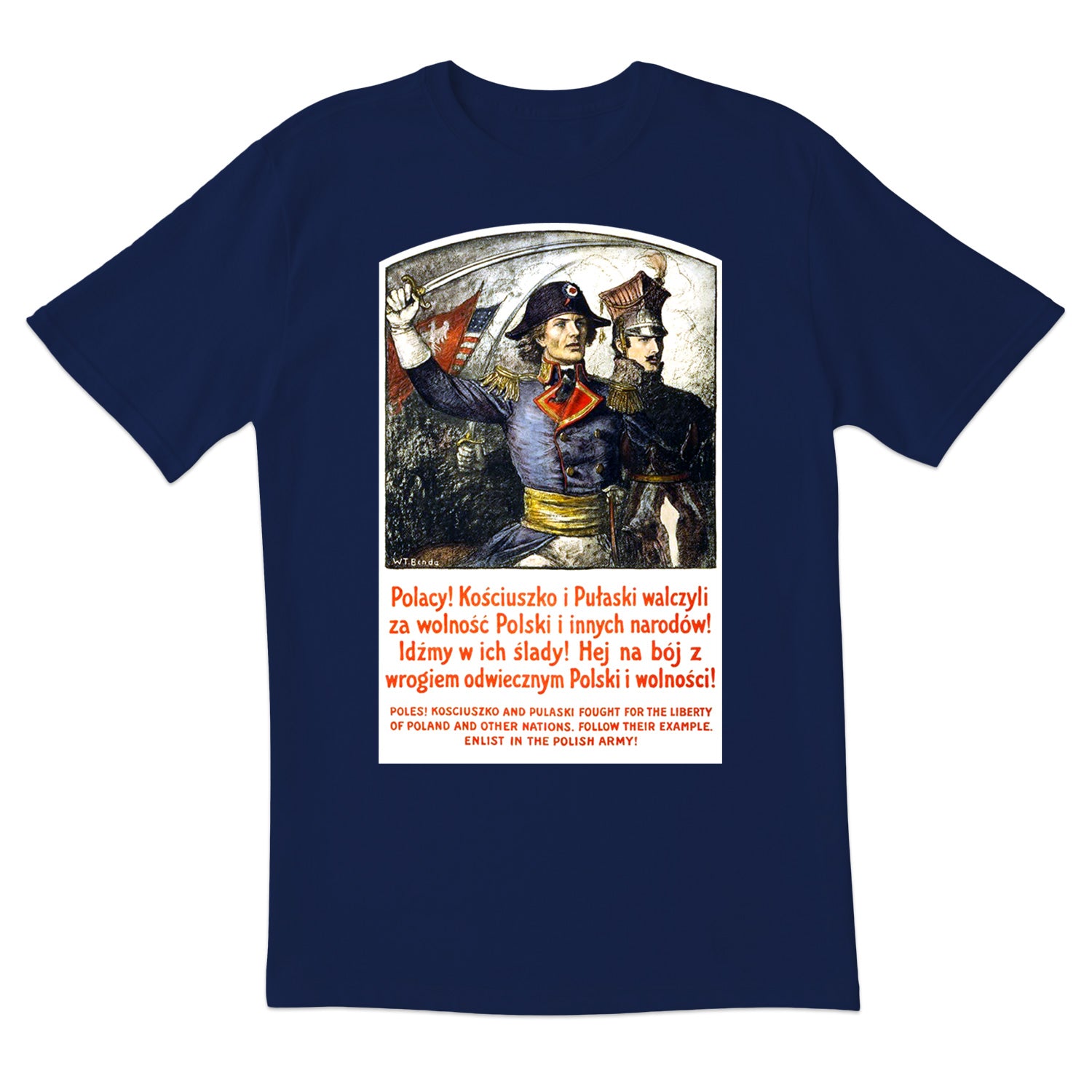 Vintage Poster Polish Army Recruitment #1 Short Sleeve Tshirt