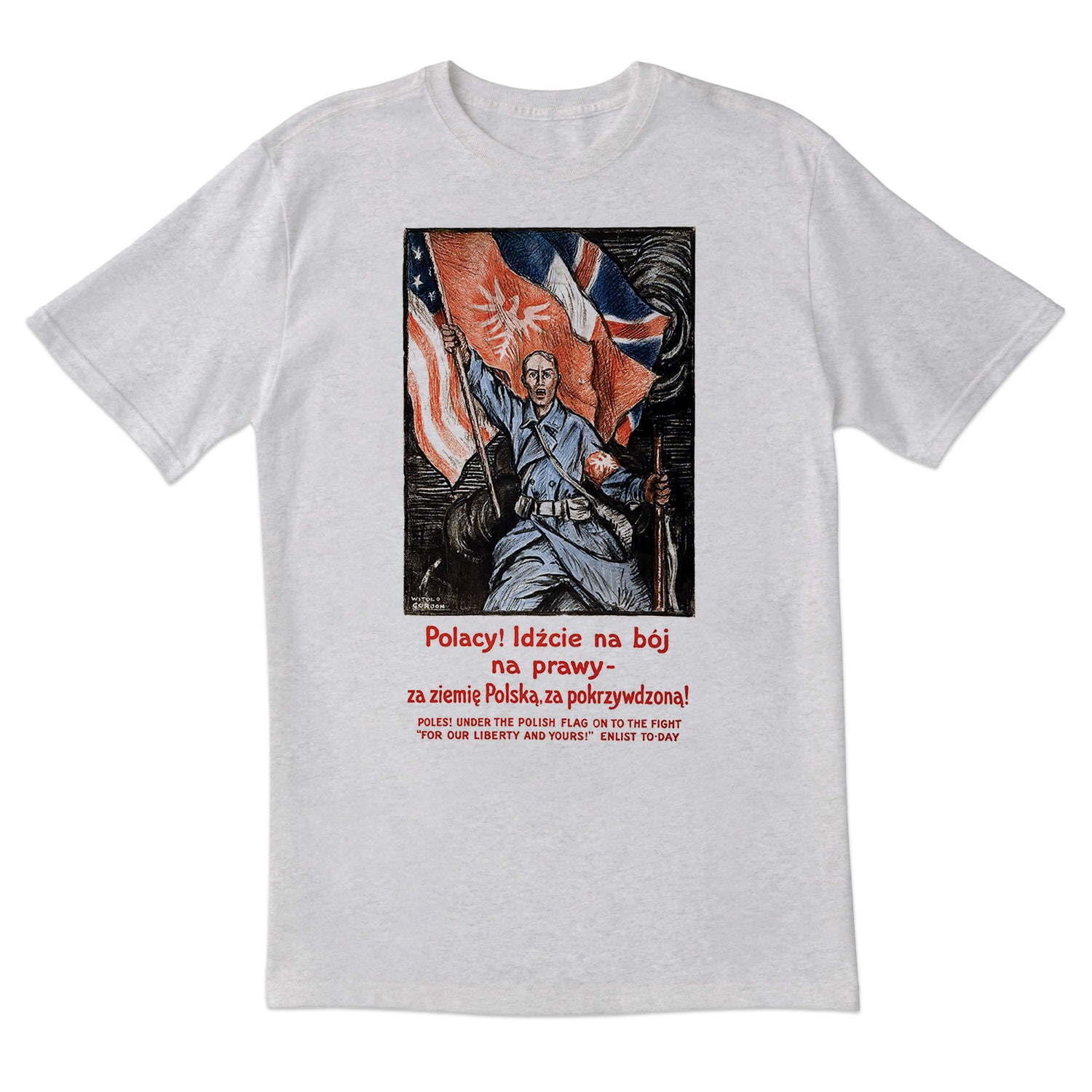 Vintage Poster Enlist in The Polish Army Short Sleeve Tshirt