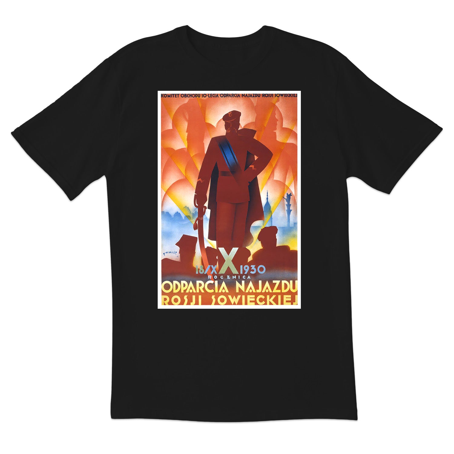 Vintage Poster 10th Anniversary of Soviet Defeat Short Sleeve Tshirt