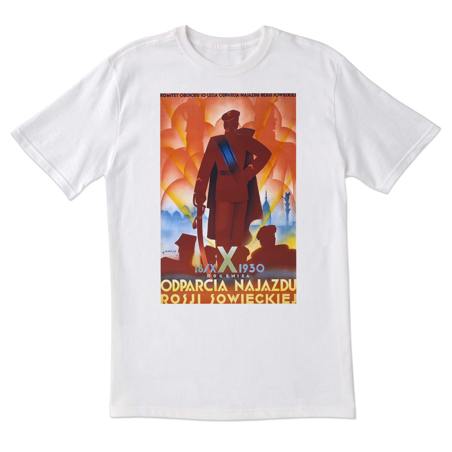 Vintage Poster 10th Anniversary of Soviet Defeat Short Sleeve Tshirt
