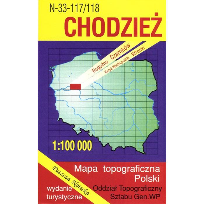 Chodziez Region Map