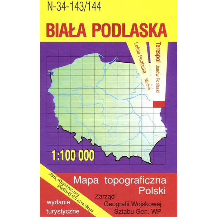 Biala Podlaska Region Map