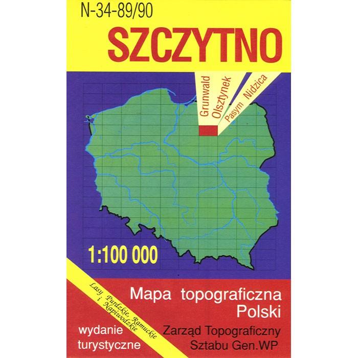 Szczytno Region Map