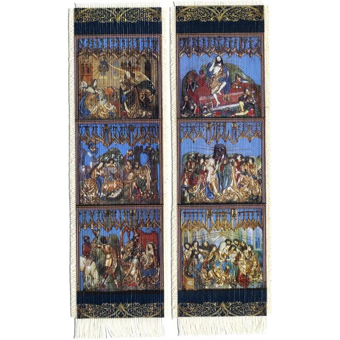 Silkscreen Bookmarks - St. Mary's Church Alter, Set of 2