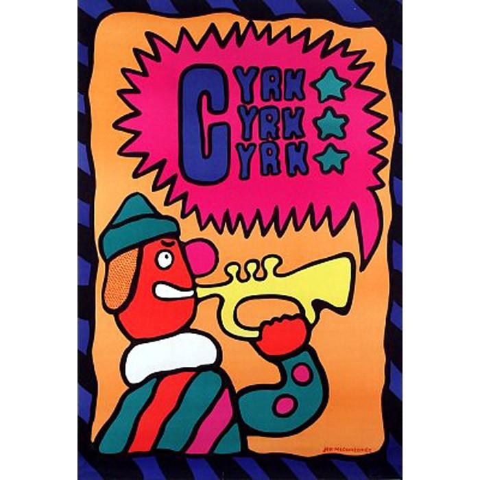 Poster - J. Mlodozeniec Clown with the Horn