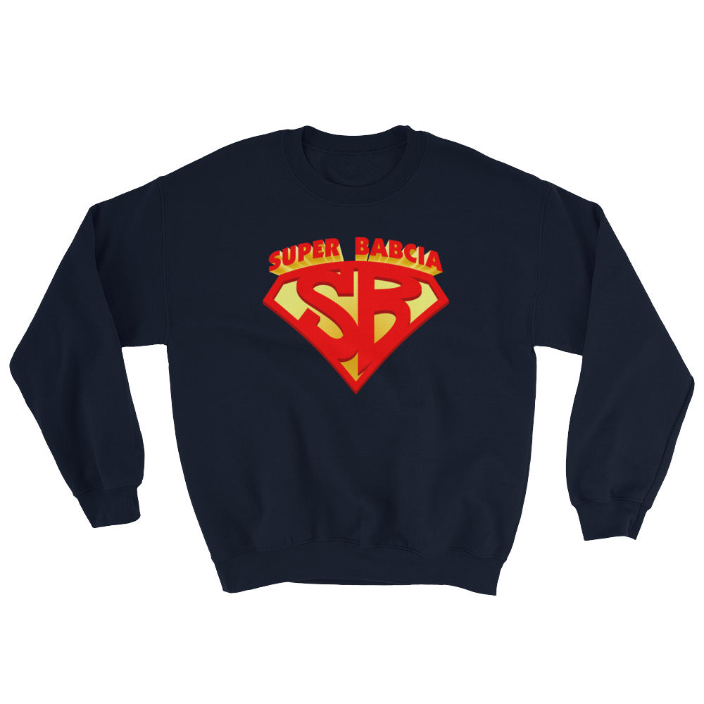Super Babcia Crew Neck Sweatshirt