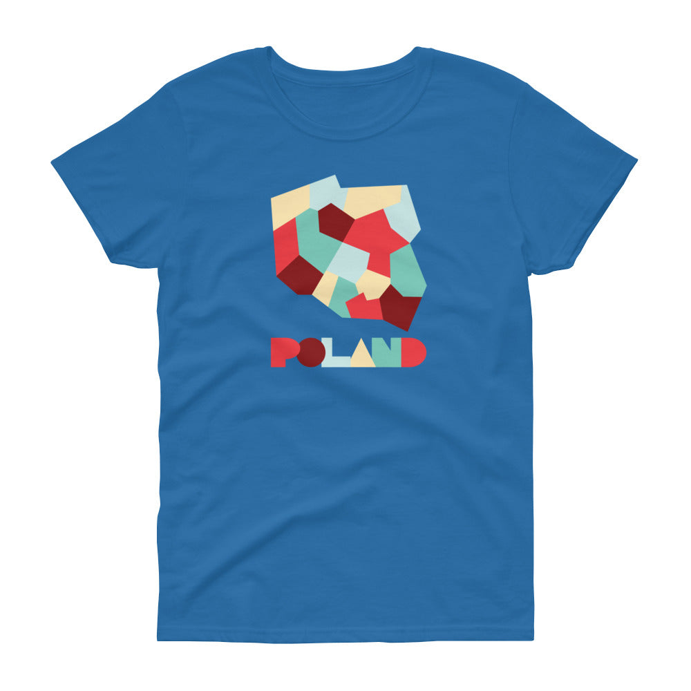 Geometric Poland Women's short sleeve t-shirt