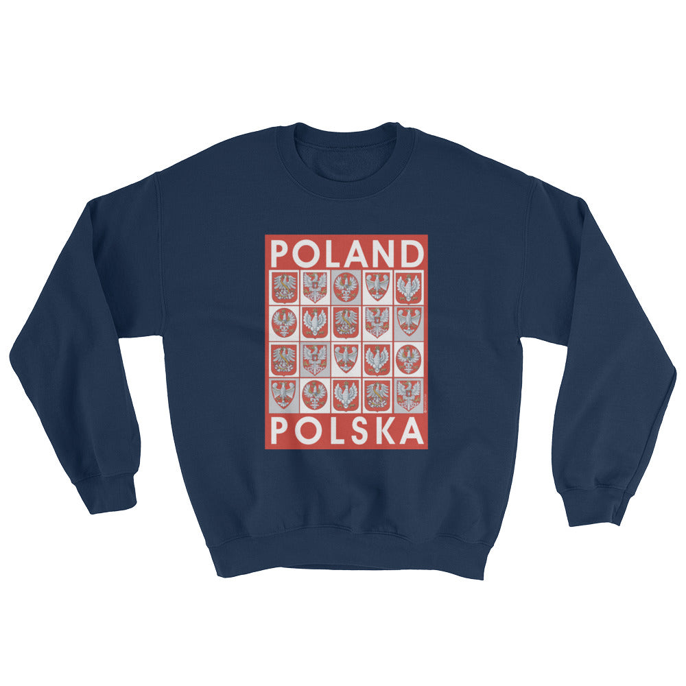 Poland Coat-of-Arms Crew Neck Sweatshirt