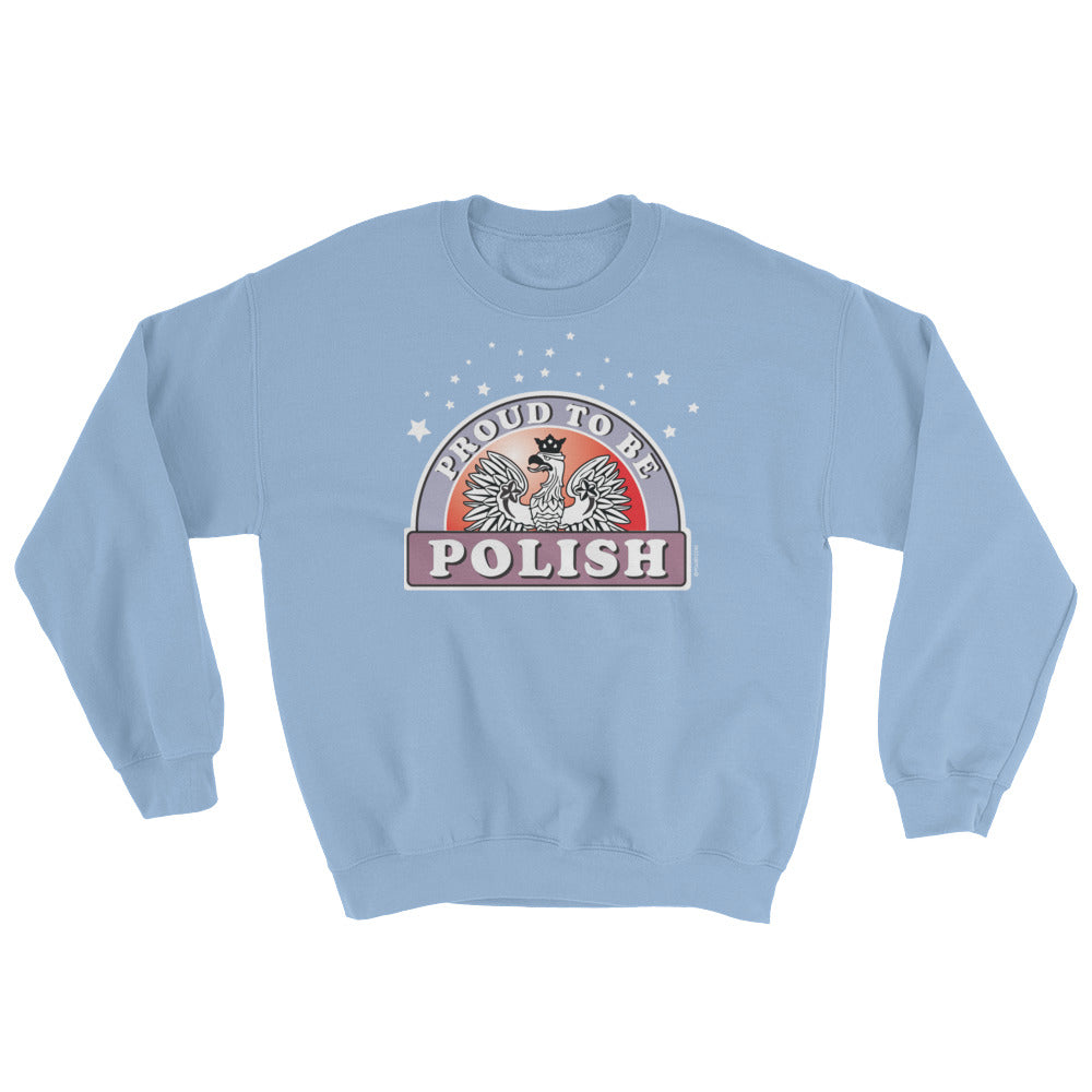 Proud to be Polish Crew Neck Sweatshirt