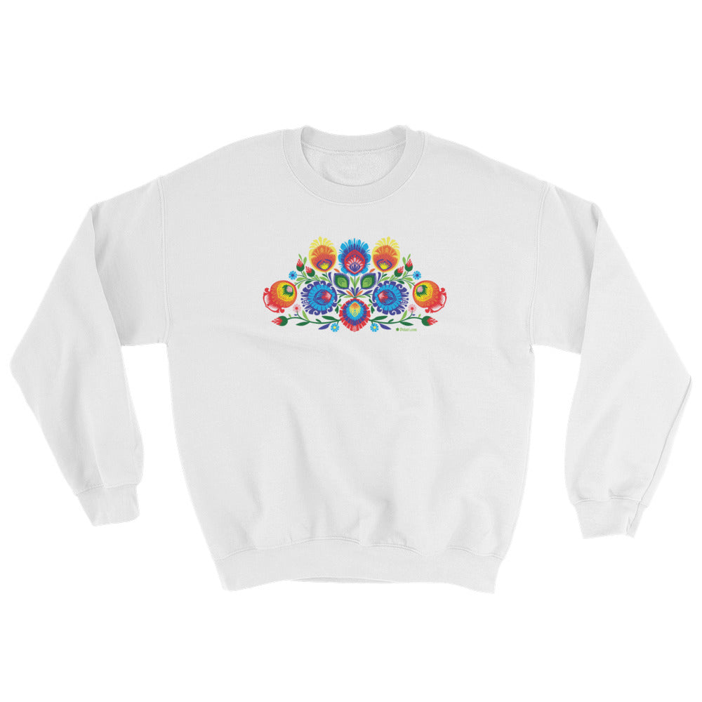 Folk Art (Wycinanki) Crew Neck Sweatshirt