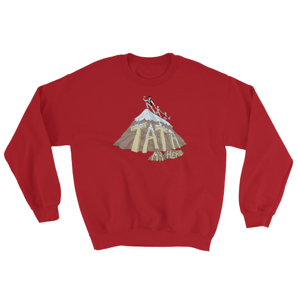 Tata (Dad) My Hero Crew Neck Sweatshirt