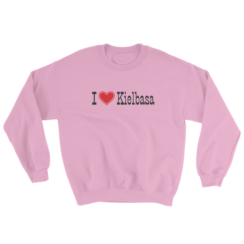 I Love Kielbasa Crew Neck Sweatshirt