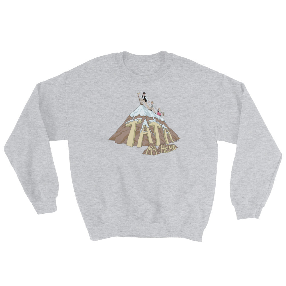 Tata (Dad) My Hero Crew Neck Sweatshirt