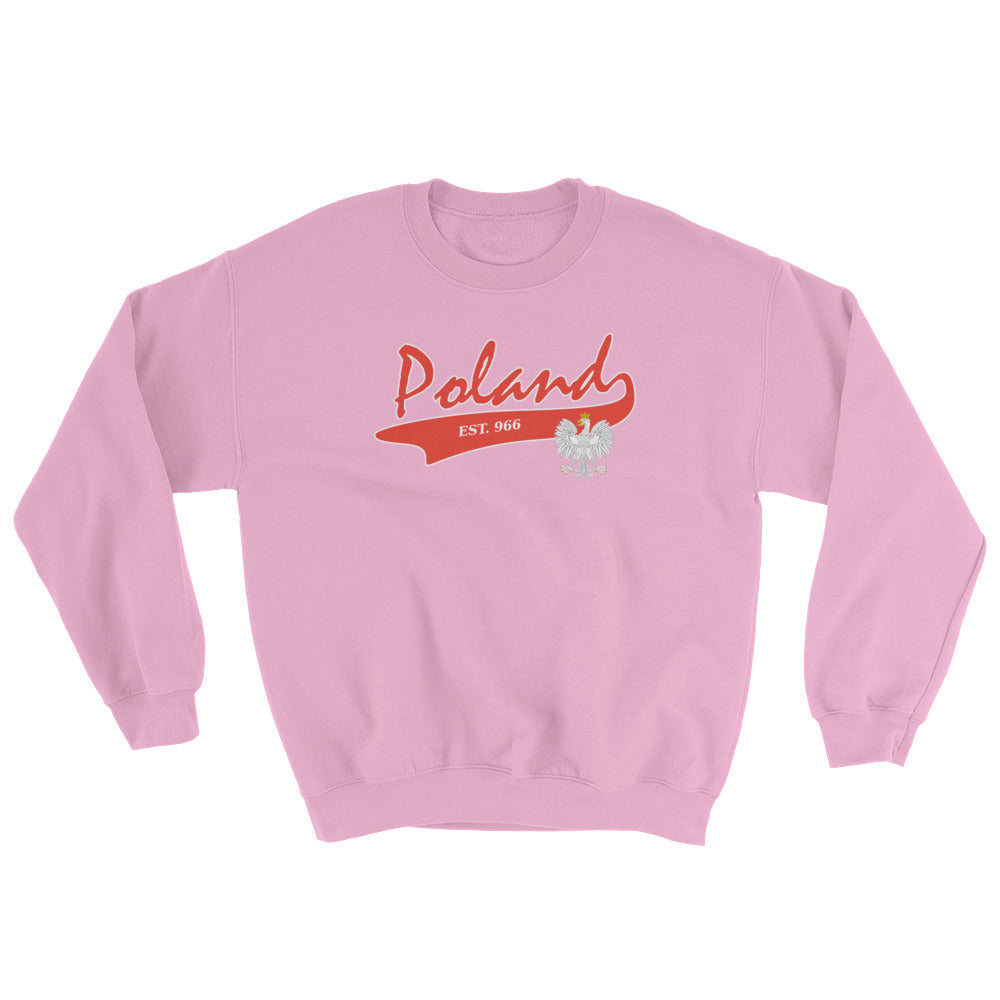Poland College Crew Neck Sweatshirt