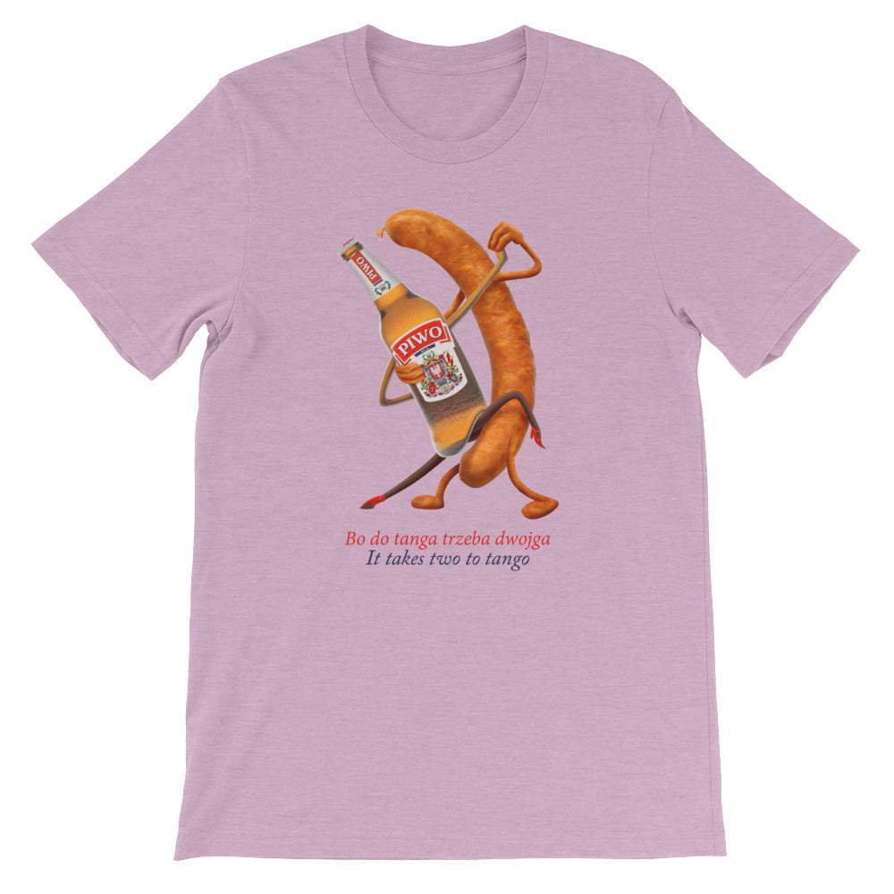 It Takes Two to Tango Light Short-Sleeve Unisex T-Shirt