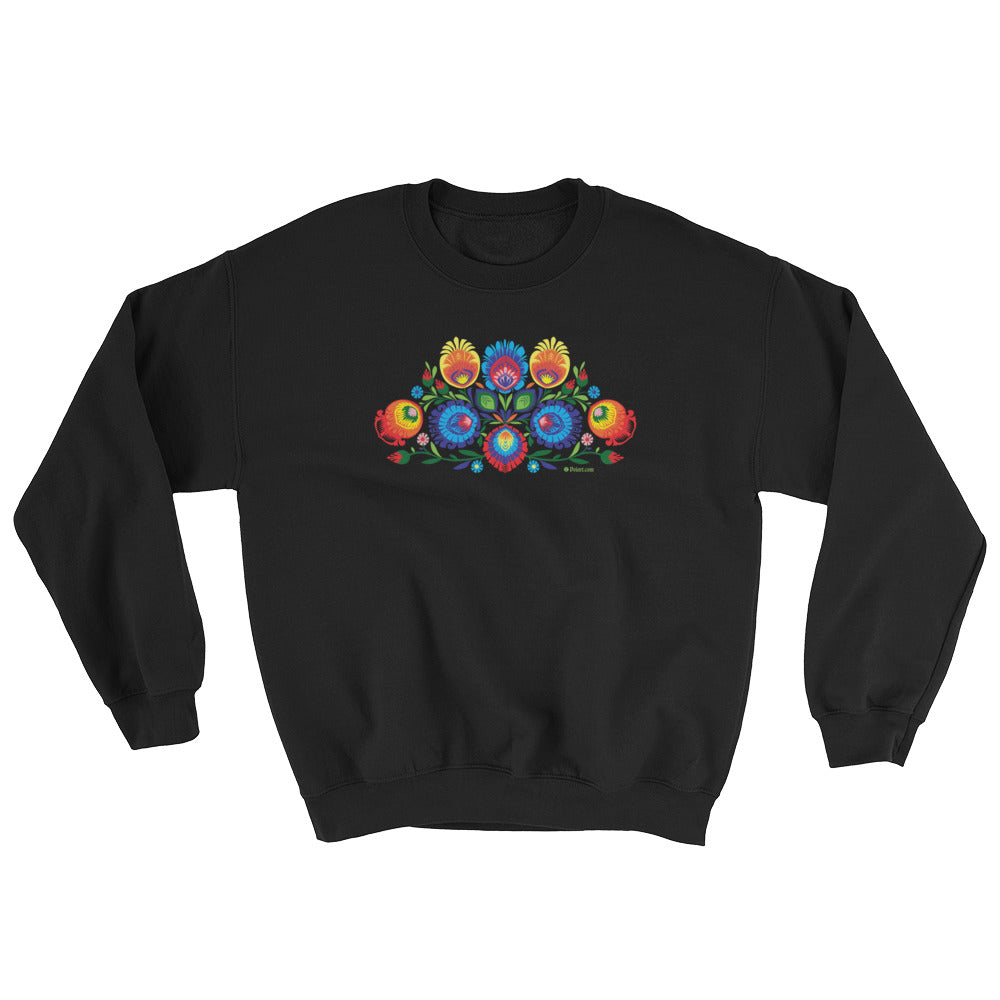 Folk Art (Wycinanki) Crew Neck Sweatshirt