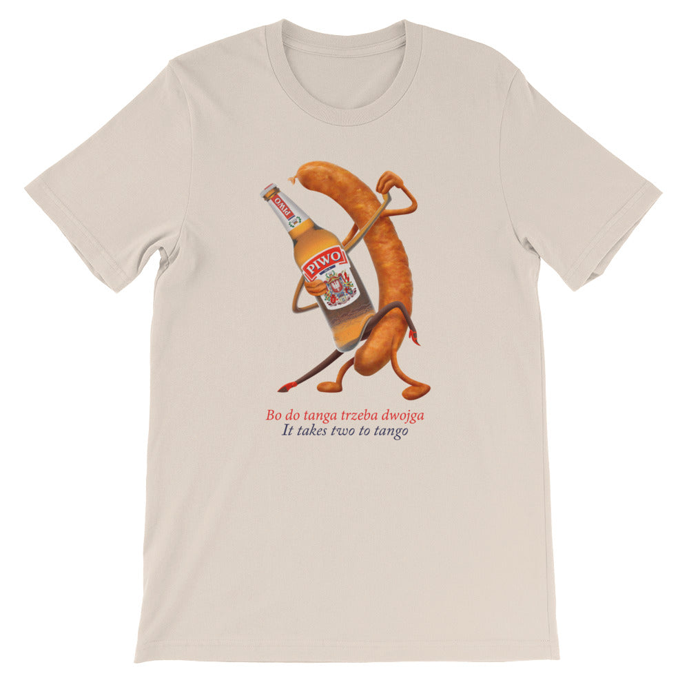 It Takes Two to Tango Light Short-Sleeve Unisex T-Shirt