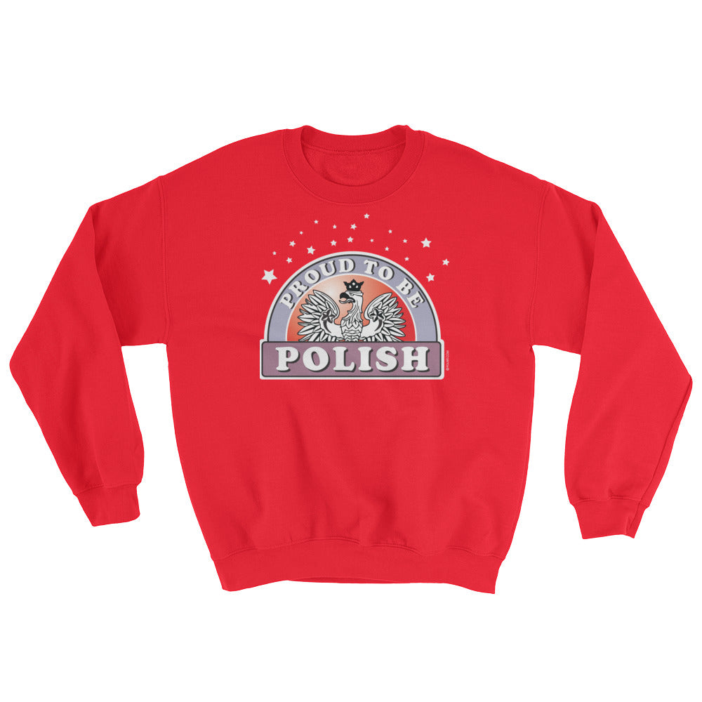 Proud to be Polish Crew Neck Sweatshirt