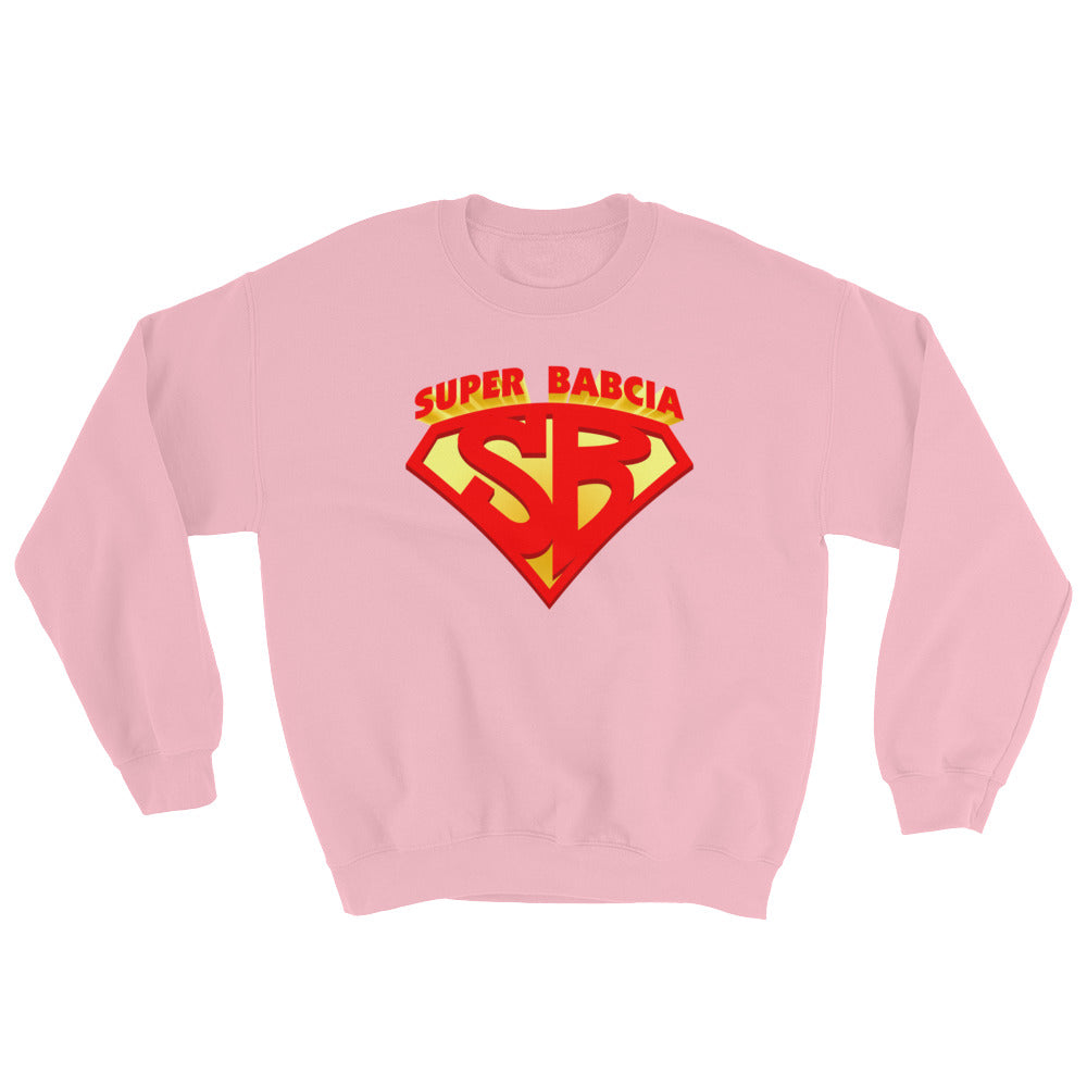 Super Babcia Crew Neck Sweatshirt