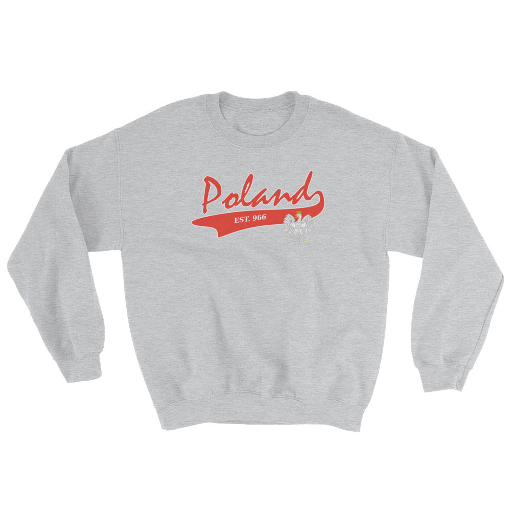 Poland College Crew Neck Sweatshirt