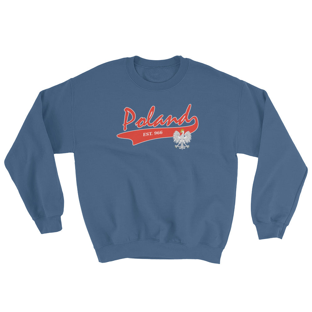 Poland College Crew Neck Sweatshirt