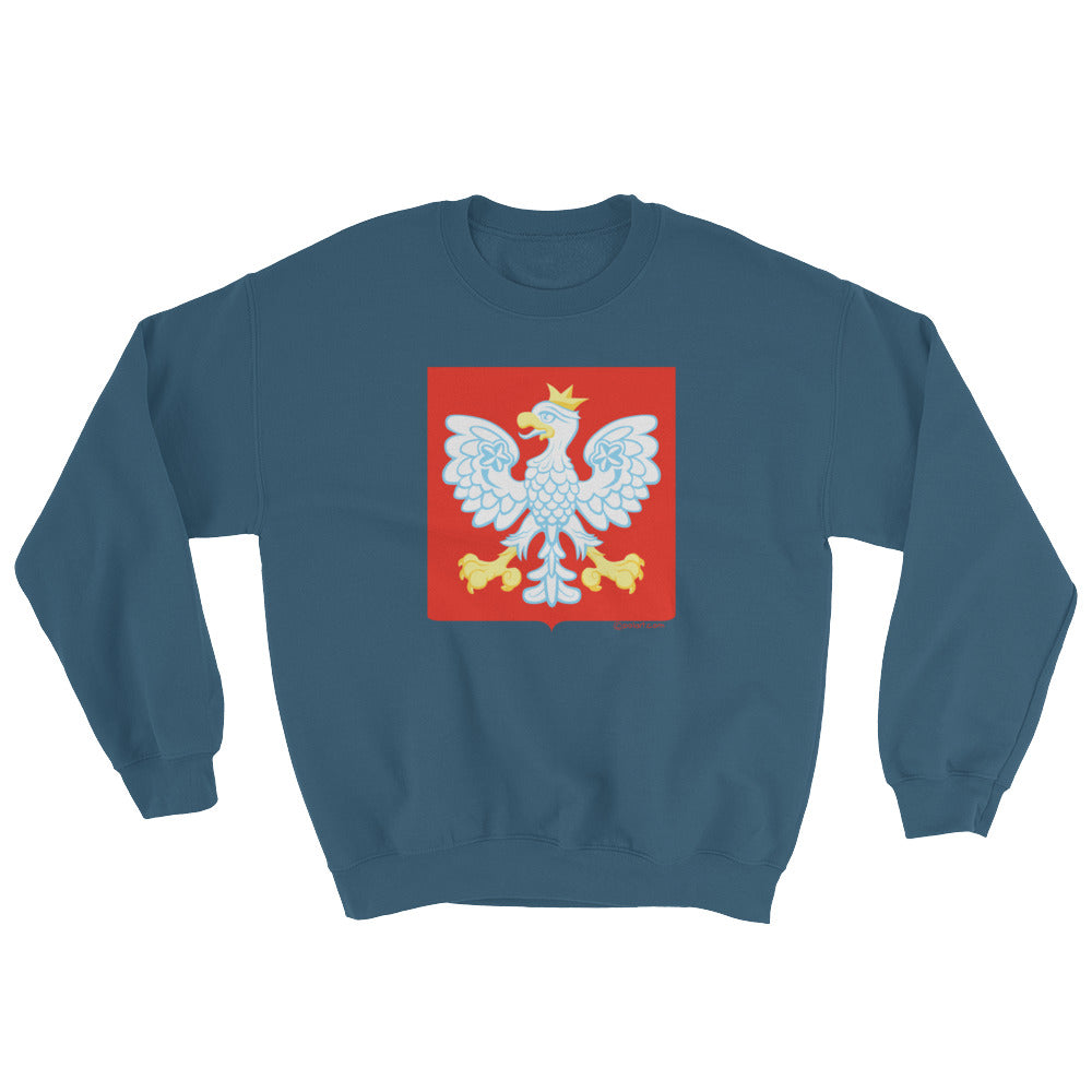 Baby White Eagle Crew Neck Sweatshirt